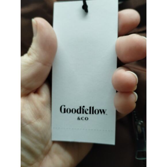 Goodfellow & Co NWT Men's Size XXL Brown Zip-Up Collared Utility Shacket Jacket - Picture 7 of 8